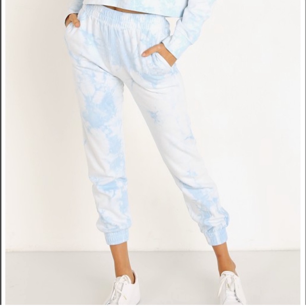 Frankie’s Bikinis Aiden Tie Dye Cloud Sweatpants
